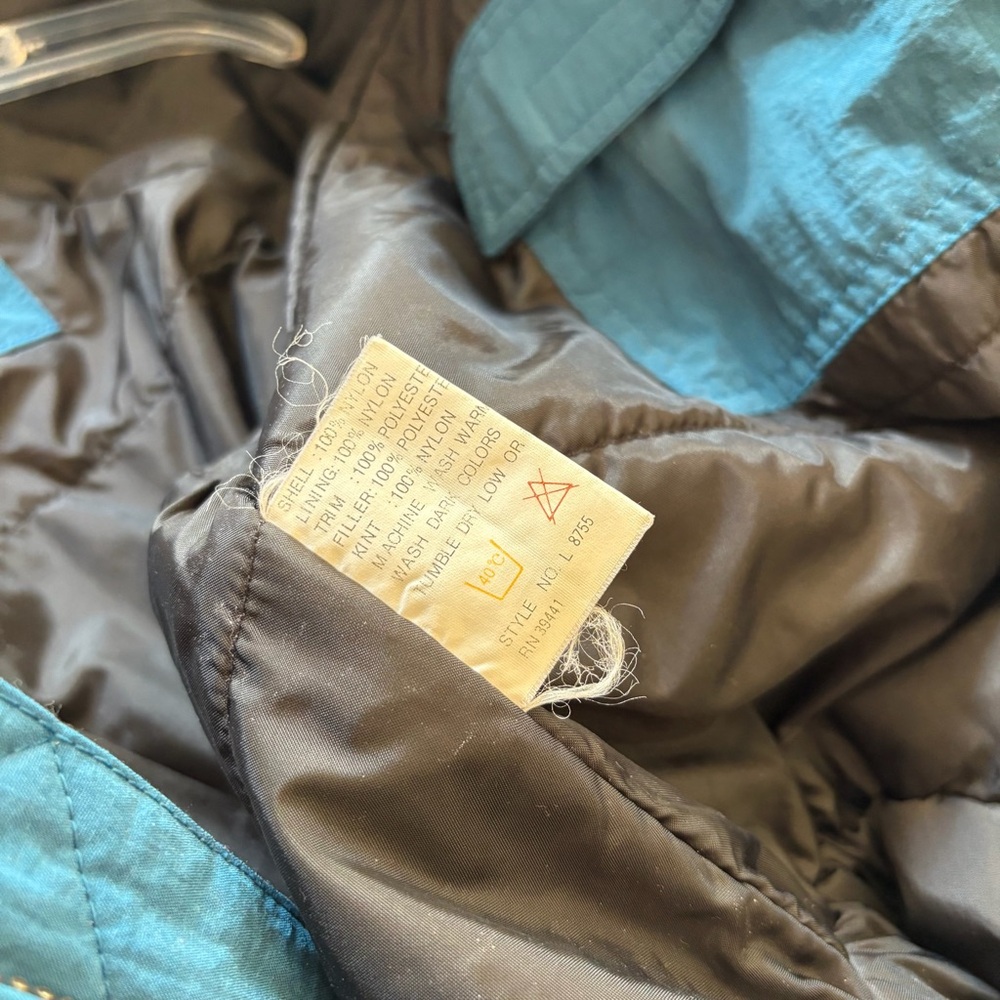 Vintage Inside Edge Performance Outerwear Teal Sn… - image 6